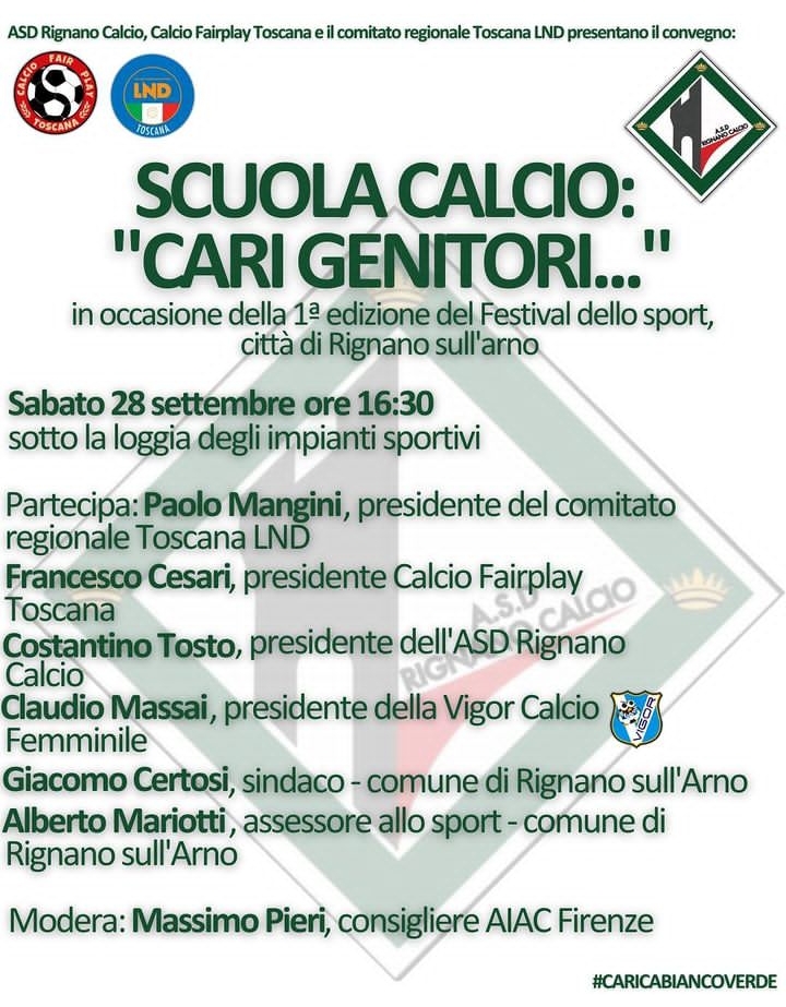 CFPT al Festival dello Sport a Rignano sull’ arno